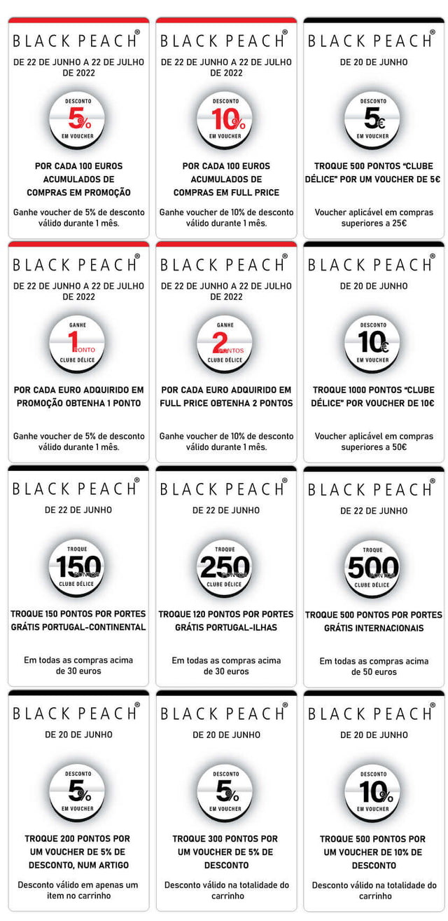 VOUCHERS DE DESCONTO - Quem disse que comprar não traz vantagens? 😱 Por cada compra efetuada, partilha no Facebook ou Instagram, ou Dia de Aniversário, receba "Pontos Délice", ou seja, Pontos = Vantagens. 😝 Disponibilizamos vouchers - Válidos de 22 de J