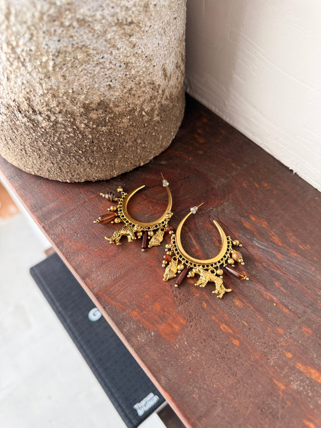 Brincos Argola com Pendentes