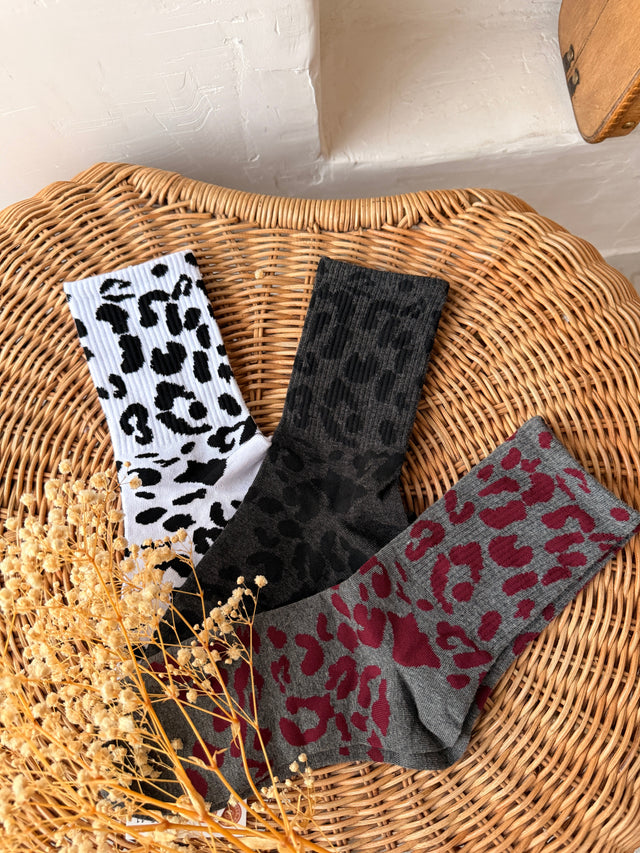 Lot de 3 paires de chaussettes à motifs animaux