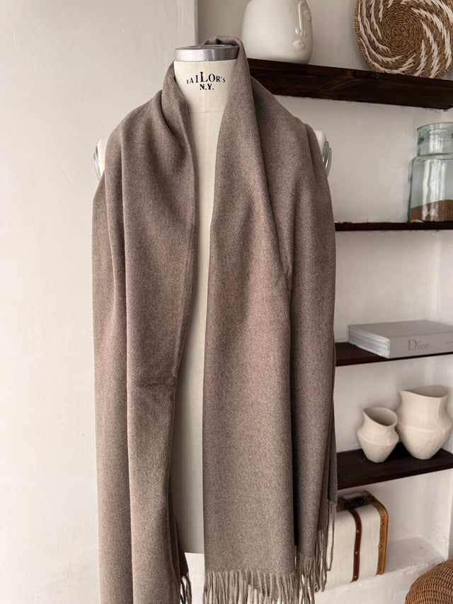 Écharpe basique en tricot