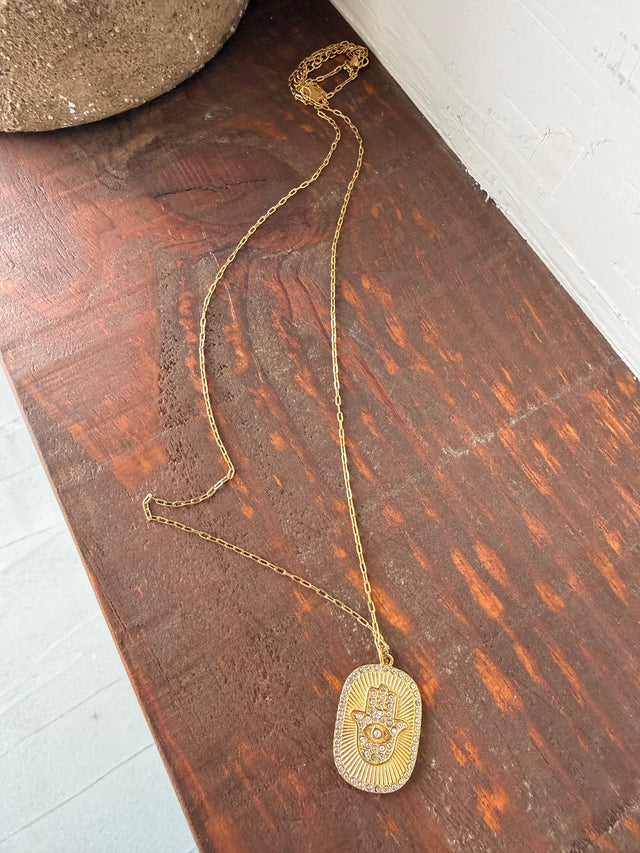 Collier Main de Dieu avec diamants