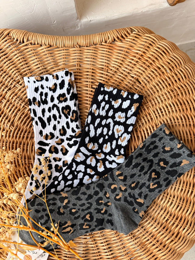Lot de 3 paires de chaussettes à motifs animaux