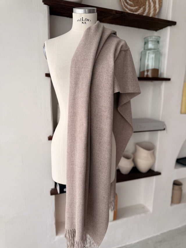 Écharpe basique en tricot