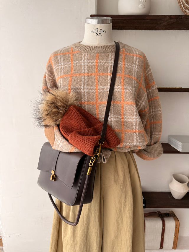 Camisola Malha Xadrez