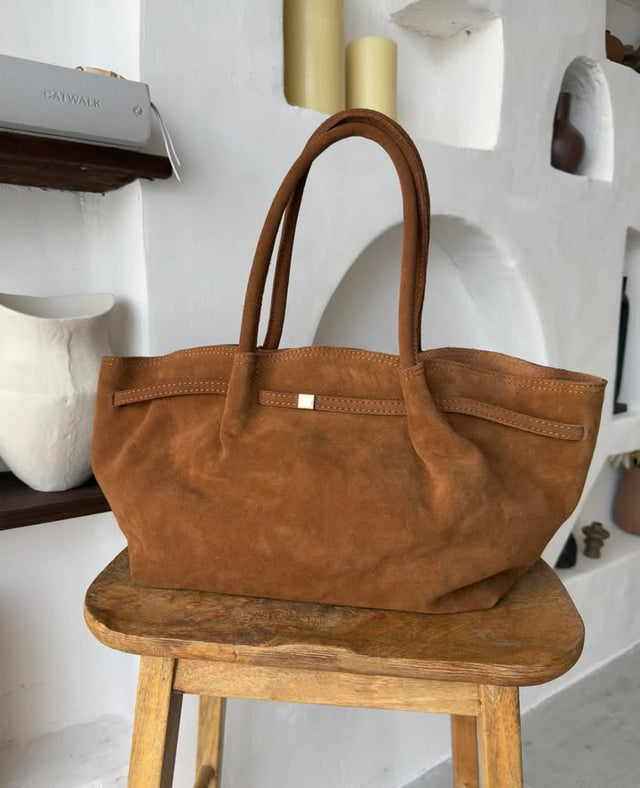Shopper de Ombro Em Pele