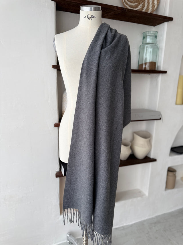 Écharpe basique en tricot