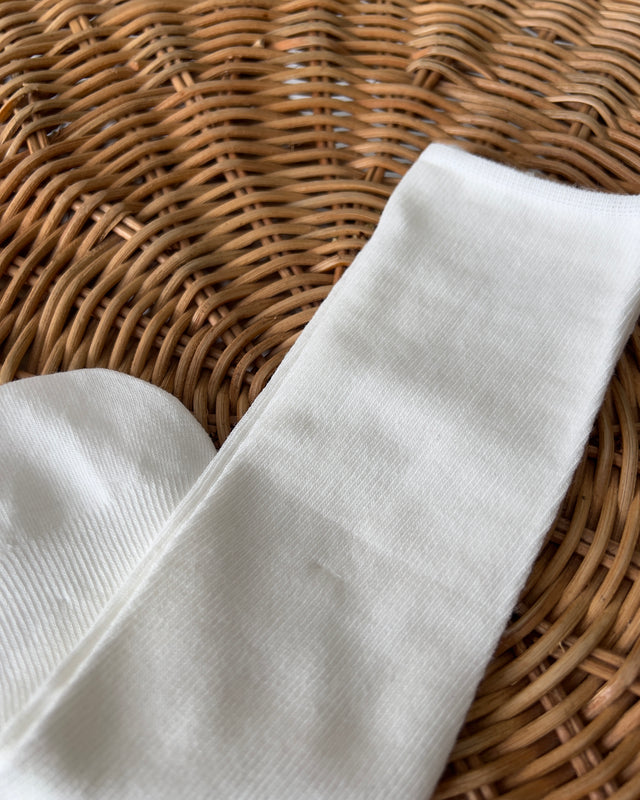 CHAUSSETTES COURTES EN COTON CÔTELÉ