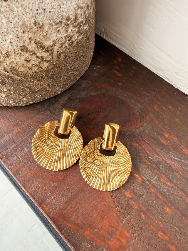 Brincos Redondos Raiados