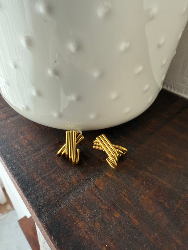 Boucles d'oreilles croix