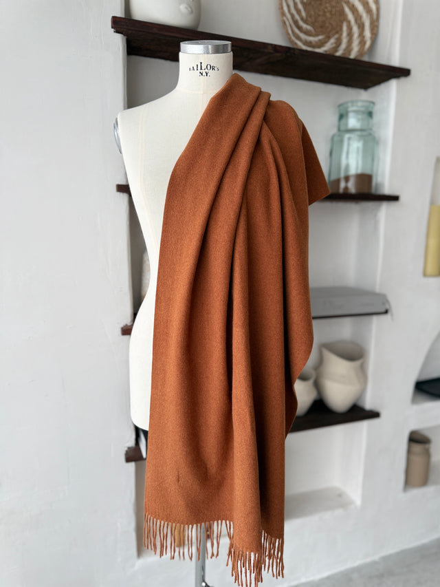 Écharpe basique en tricot