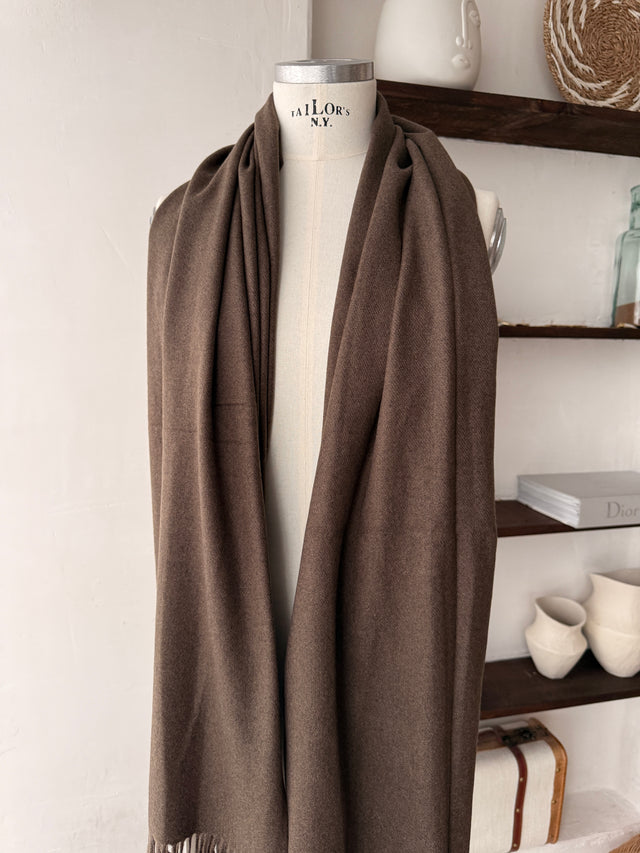 Écharpe basique en tricot