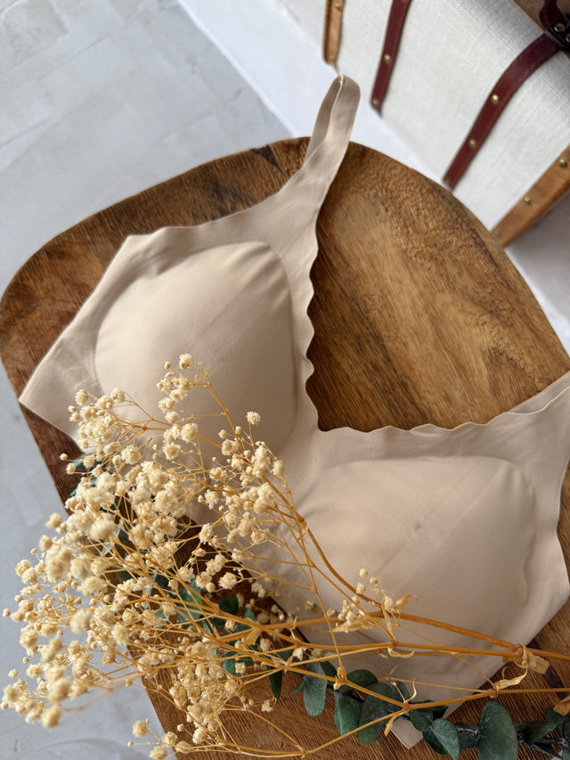 Microfiber Padded Crossover Bra