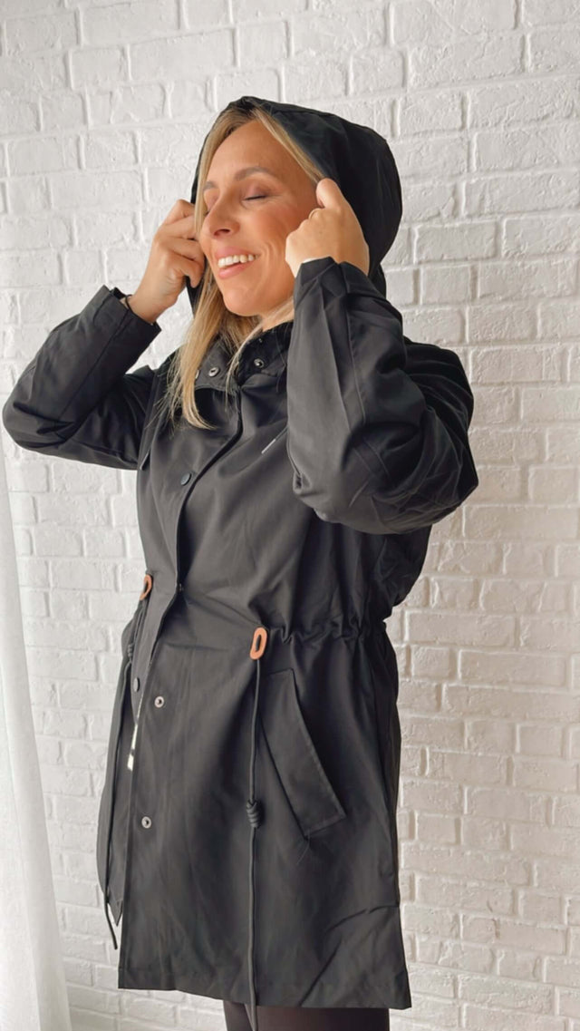 ADJUSTABLE PARKA WITH HOOD