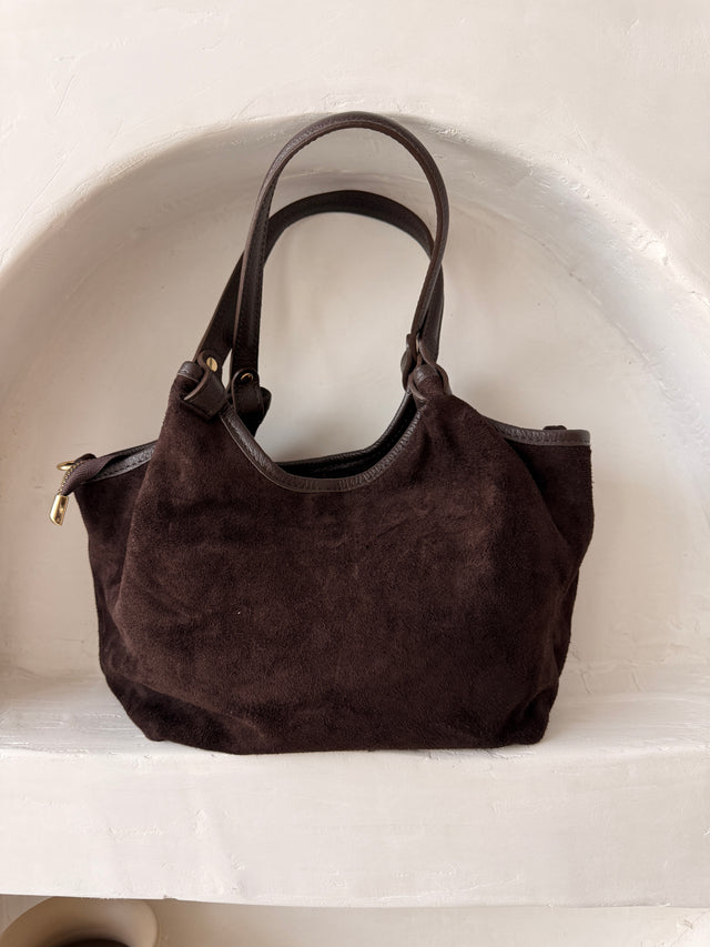 Mini sac cabas en cuir