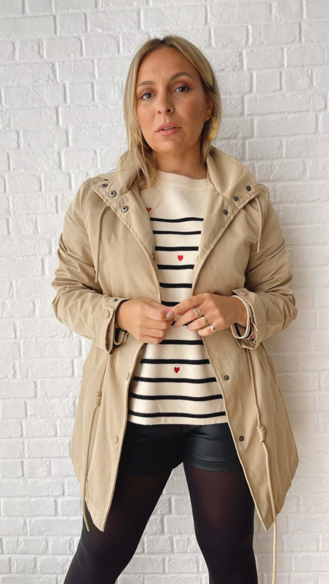 ADJUSTABLE PARKA WITH HOOD