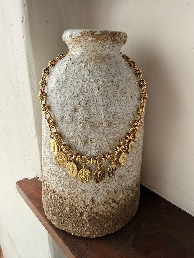 Collier avec médailles d'or