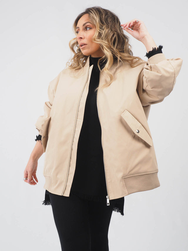 Veste bomber oversize