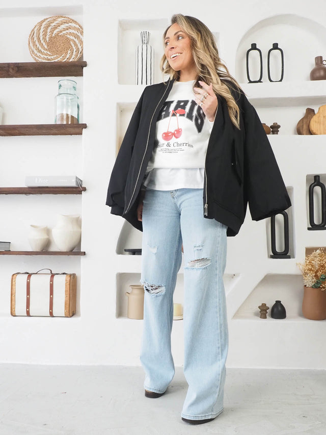 Veste bomber oversize