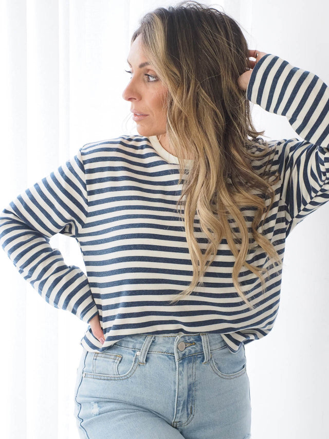 Striped Long Sleeve T-Shirt