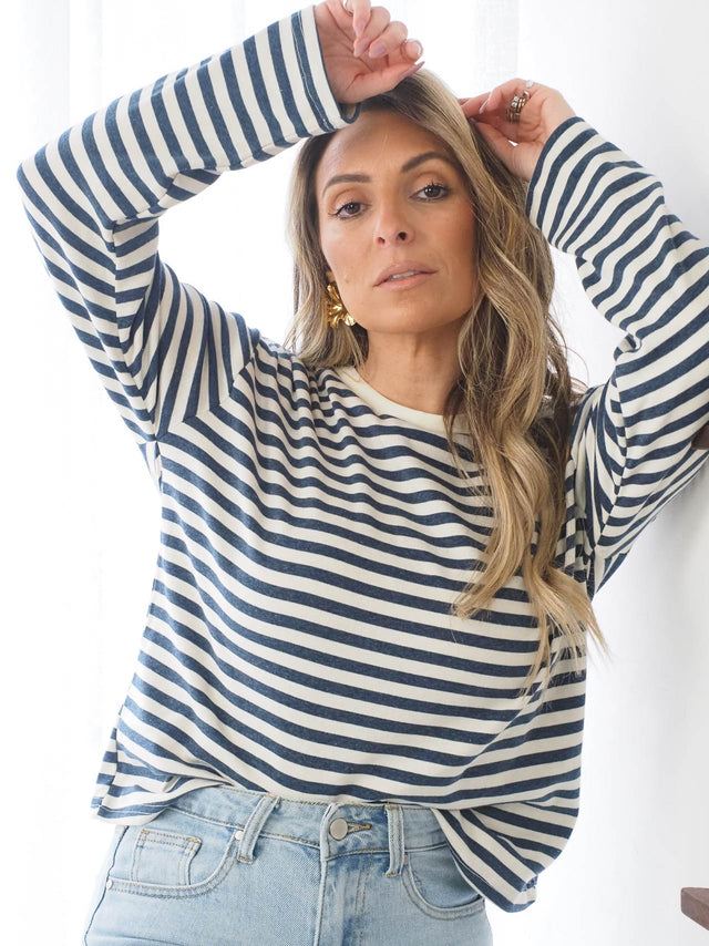 Striped Long Sleeve T-Shirt