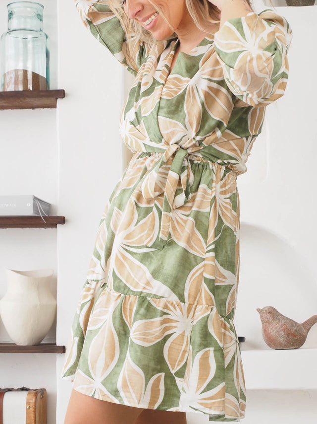 Robe courte imprimée