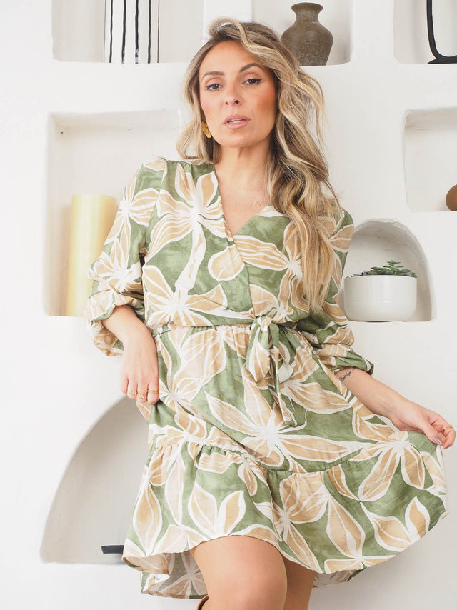 Robe courte imprimée