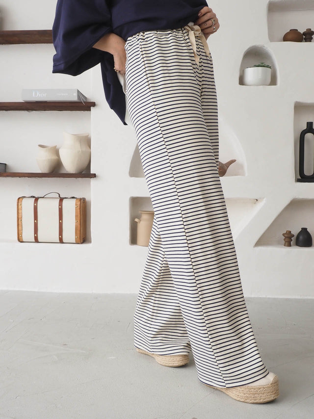 Striped Plush Pants