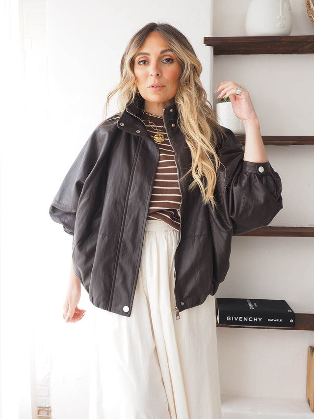 Blusão Ecopele Oversized