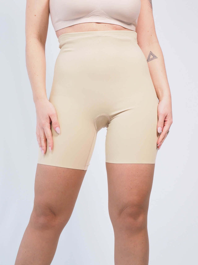 ROUPA INTERIOR: CALÇÕES MODELADORES CINTURA ALTA SILICONE - Black Peach: 12.00 € | Cor / Color: preto, begeclaro, begeescuro | Tamanho / Size: M/L, XL/XXL, XXXL - Black Peach® - Primavera Verão 2024