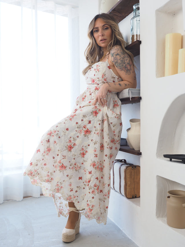 Vestido Comprido Florido