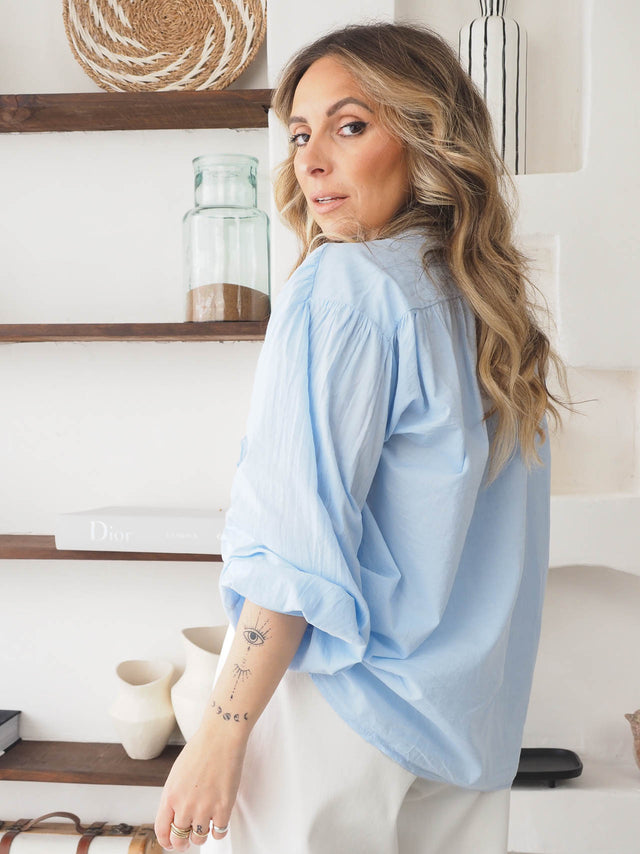Blusa Básica Com Folho