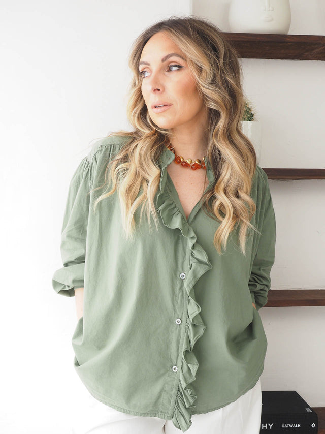 Blusa Básica Com Folho