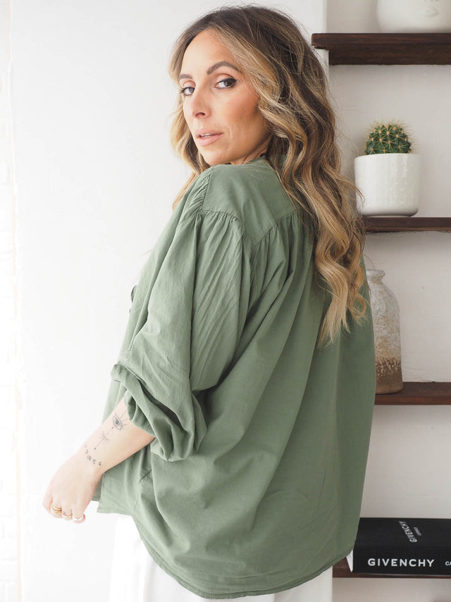 Blusa Básica Com Folho
