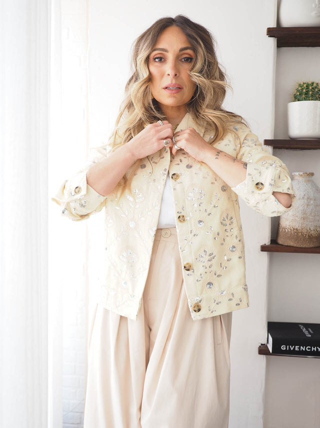 Sobrecamisa Com Lantejoulas