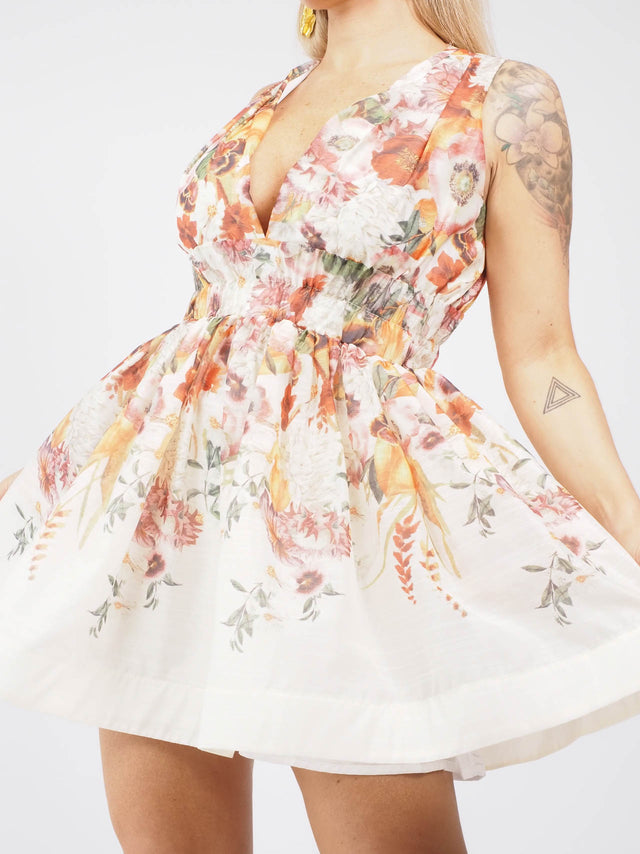 VESTIDO FLORIDO CURTO