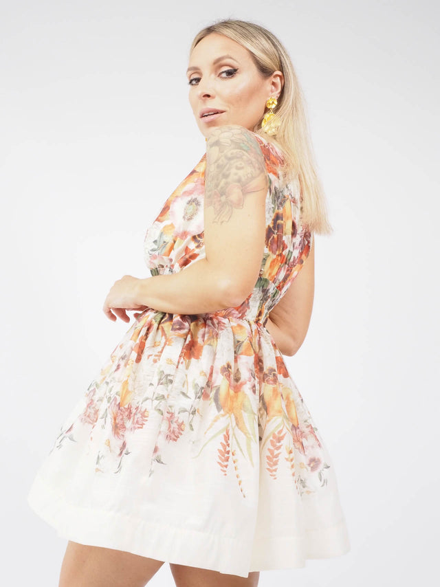 VESTIDO FLORIDO CURTO