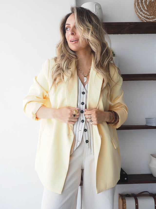 Striped Belted Vest