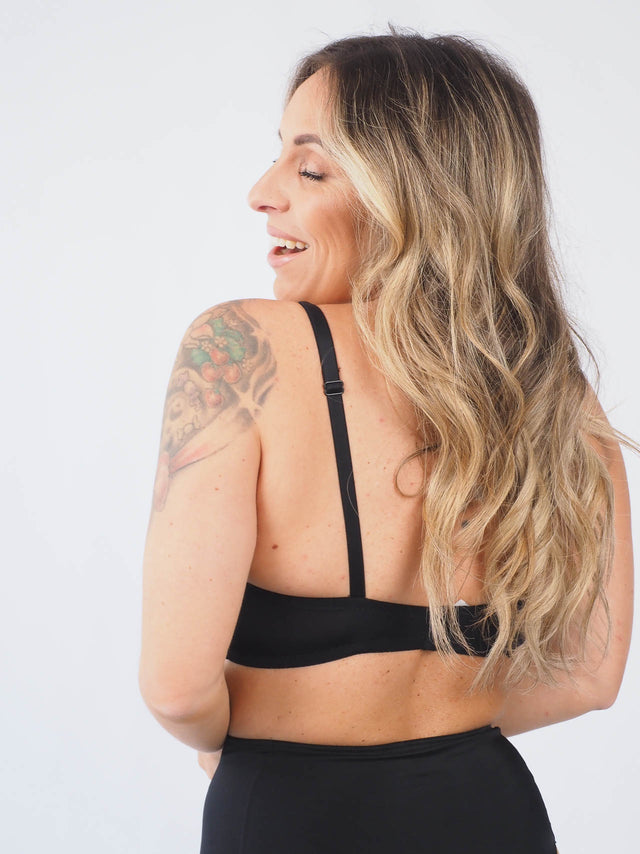 Soutien-gorge à effet réducteur avec armatures