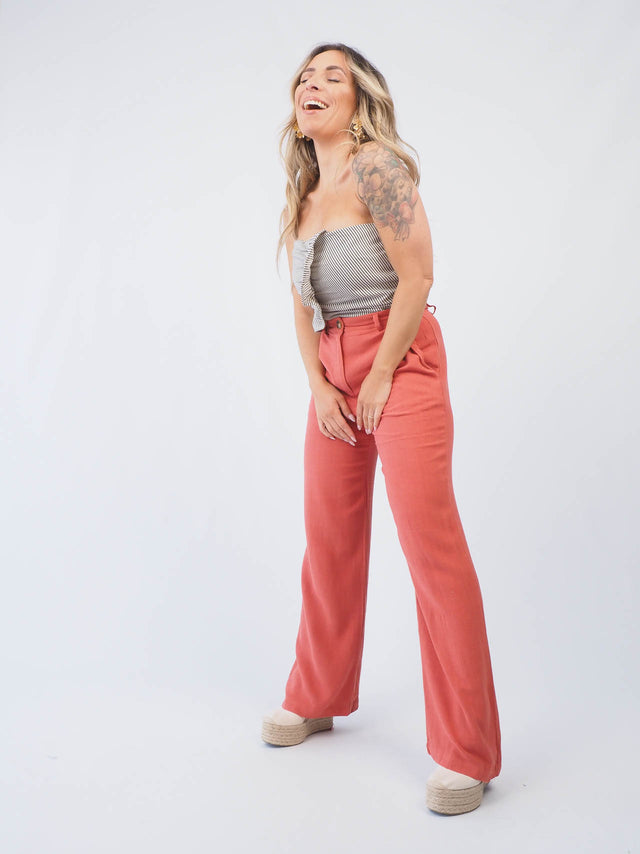 Pantalon coupe fluide