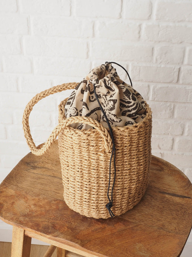 SAC SEAU EN RAPHIA