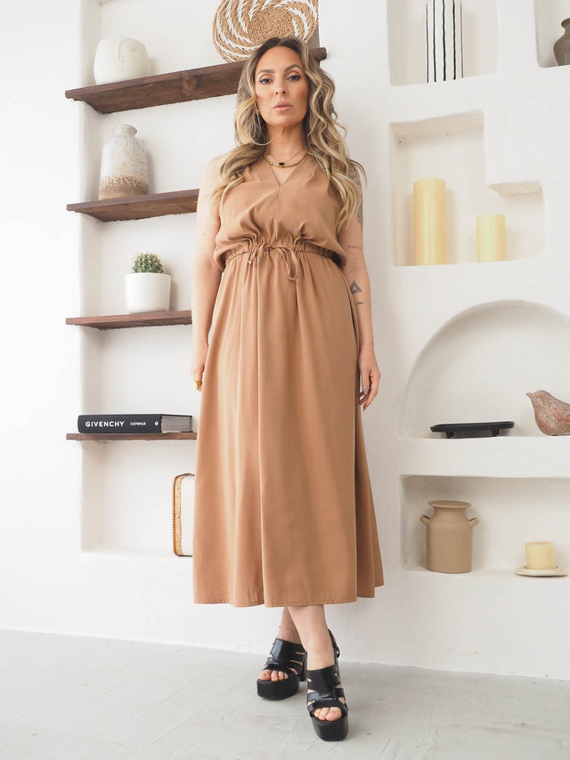 Adjustable Midi Dress