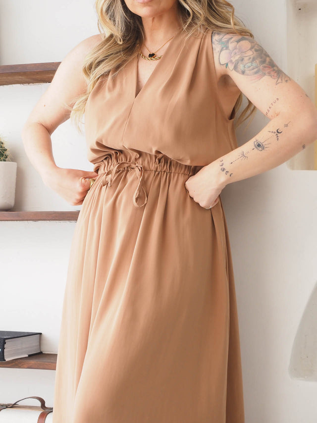 Adjustable Midi Dress