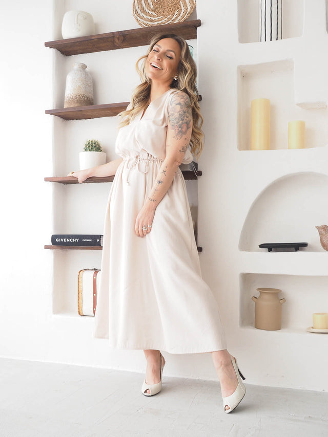 Adjustable Midi Dress