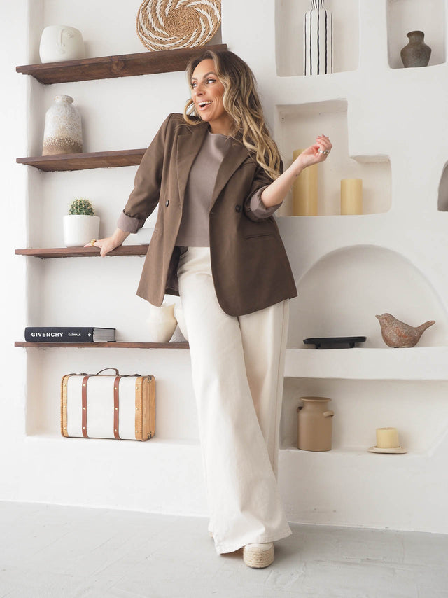 Blazer Corte Reto