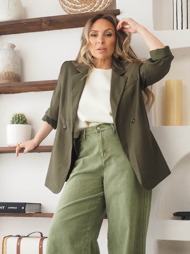 Blazer Corte Reto