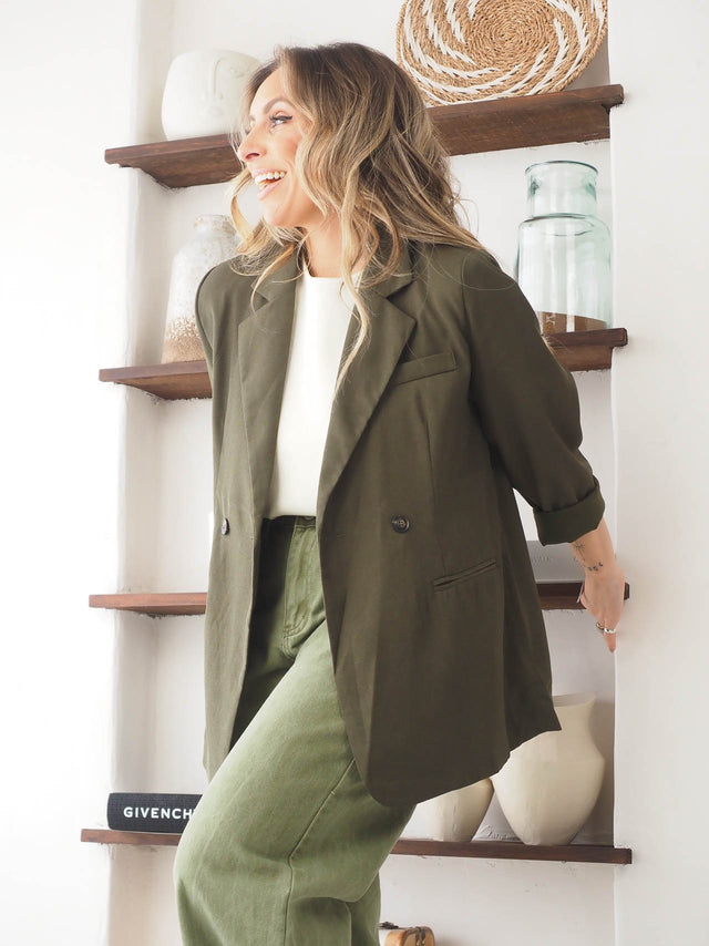 Blazer Corte Reto