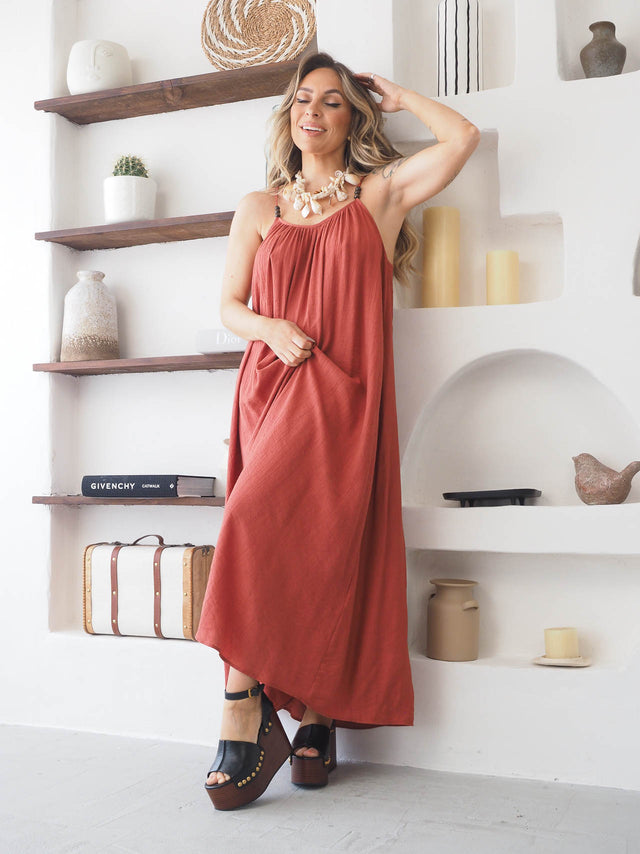 Long Strappy Dress