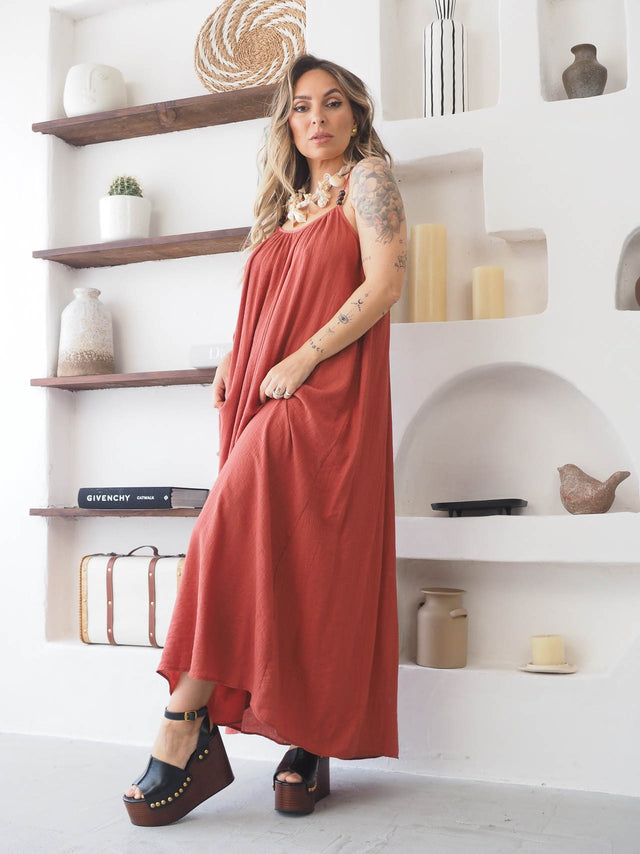 Long Strappy Dress
