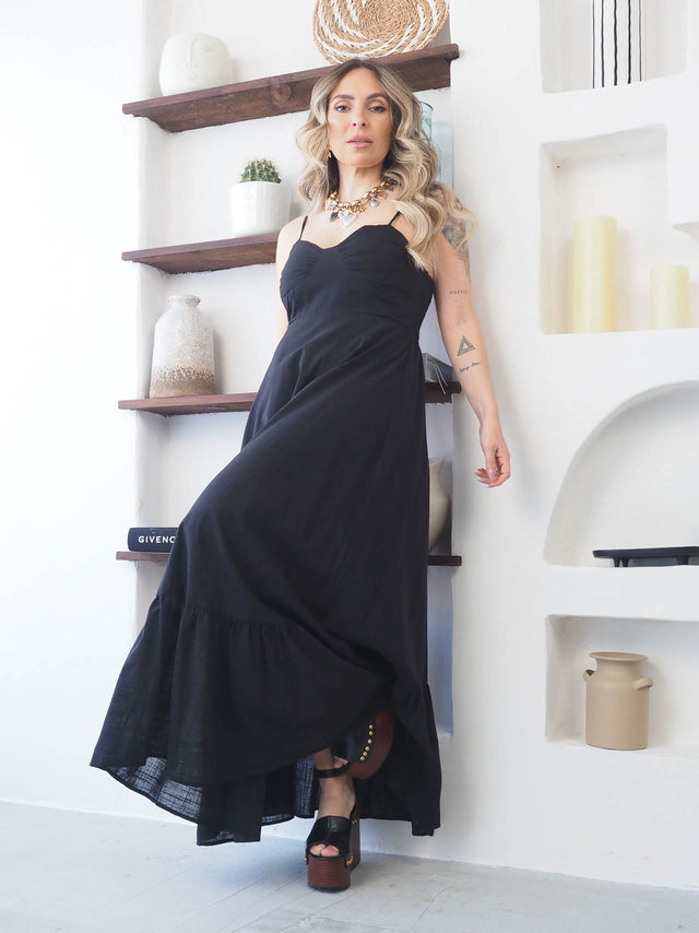 Vestido de Alças Midi