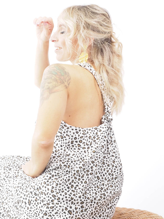 VESTIDO MIDI ANIMAL PRINT